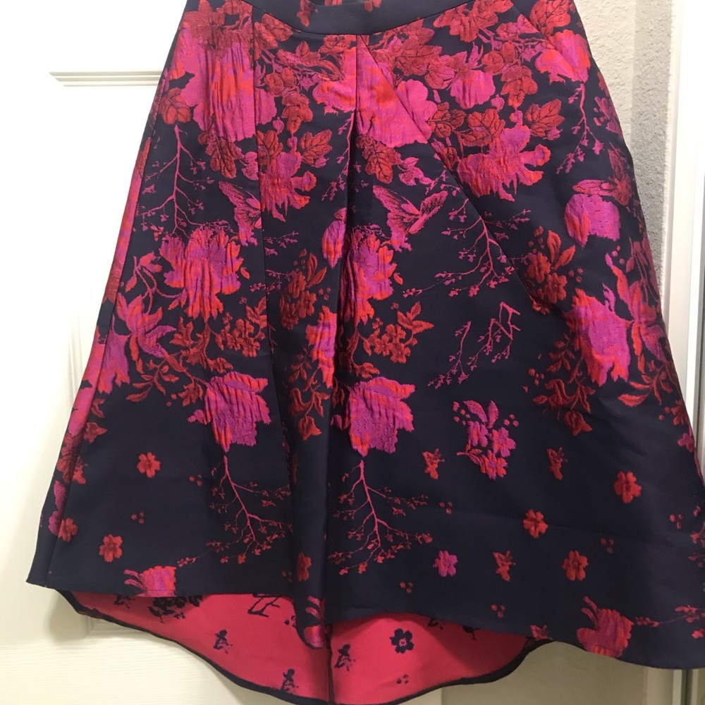 Anthropologie a-line, high-low skirt